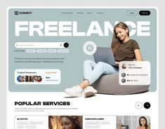 Job Finder Platform – Freelance Landing Page Design :: Behance in 2024 | Landing page desi ...